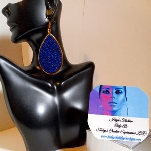 The Blue Drop Earrings!